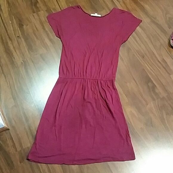 LOFT plum dress  - Picture 4 of 4